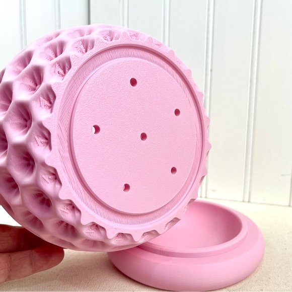 Modern Geometric Planter with Drainage Tray, Starry Planter Pot, Flower Pot - Picture 7 of 8